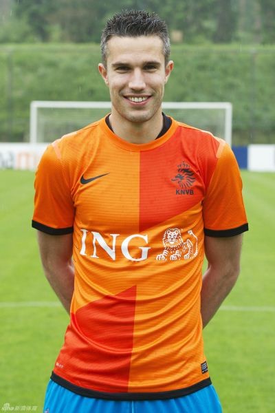 Tiền đạo Robin van Persie - chân sút đáng sợ nhất châu Âu mùa giải vừa qua được kỳ vọng sẽ tỏa sáng trong màu áo ĐT Hà Lan tại EURO năm nay